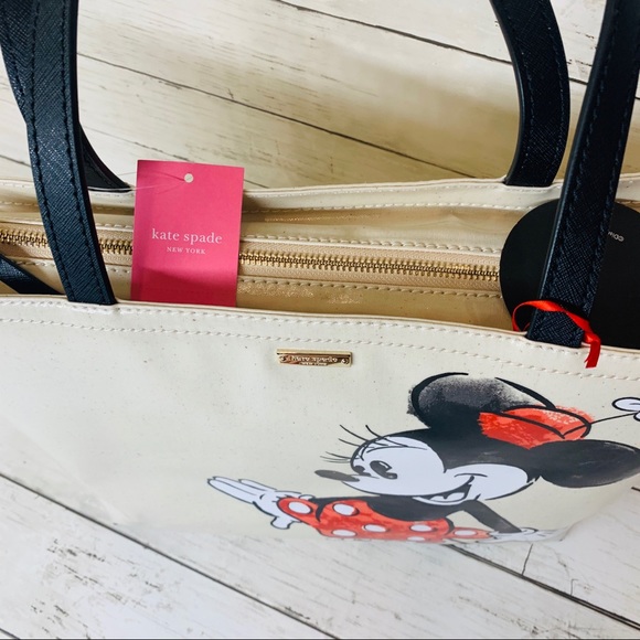 Disney Minnie Mouse Kate spade Tote BRAND NEW - Picture 4 of 9